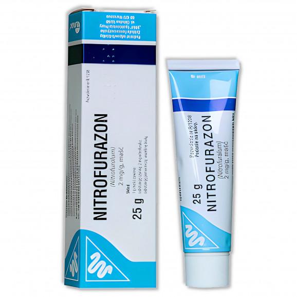Nitrofurazon, 2 mg/g, maść, 25 g Nitrofurazon, 2 mg/g, maść, 25 g - zdjęcie produktu