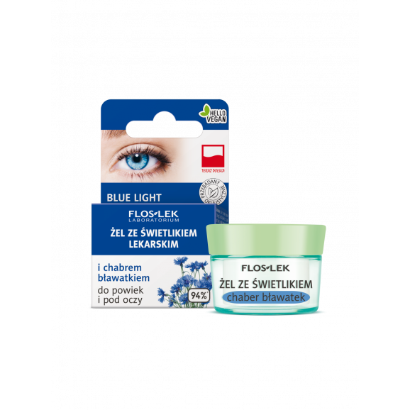 FlosLek Żel do powiek i pod oczy ze świetlikiem i chabrem (10 g) FlosLek Żel do powiek i pod oczy ze świetlikiem i chabrem (10 g) - zdjęcie produktu