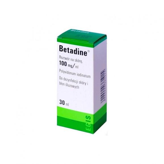 Betadine 100 mg/ml, roztwór na skórę (30 ml) - zdjęcie produktu