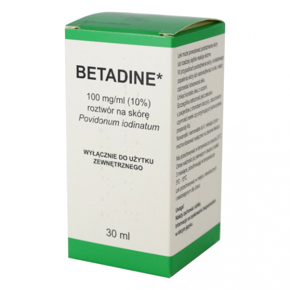Betadine 100 mg/ml, roztwór na skórę (30 ml) - zdjęcie produktu