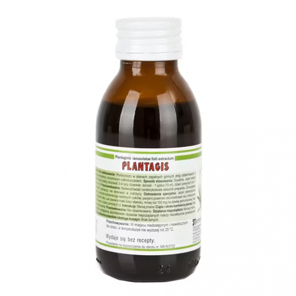 Sirupus Plantagis, syrop z babki lancetowatej, 125 g – produkt leczniczy - zdjęcie produktu