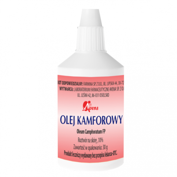 Olej kamforowy roztwór na skórę 10% (10 g) - zdjęcie produktu
