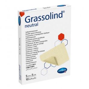 Hartmann Grassolind Neutral, opatrunek ze sterylną maścią (5 cm x 5 cm) 10 sztuk - zdjęcie produktu