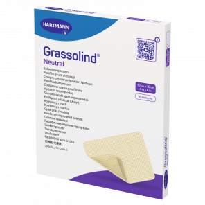 Hartmann Grassolind Neutral - opatrunek z maścią (10 x 10 cm), 10 sztuk - zdjęcie produktu