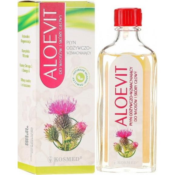 Aloevit Odżywczo-wzmacniający płyn do włosów 100 ml Kosmed - zdjęcie produktu