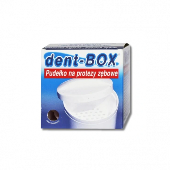 Dent-box pudełko do protezy zębowej (1 sztuka) Dent-box pudełko do protezy zębowej (1 sztuka) - zdjęcie produktu