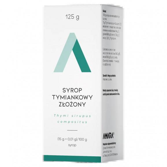 Syrop tymiankowy złożony Amara (125 g) - zdjęcie produktu