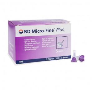 Igła do pena BD Micro-Fine Plus 0,25 mm (31G) x 5 mm (100 sztuk) - zdjęcie produktu
