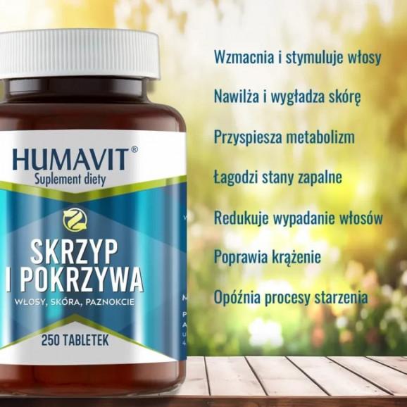 Humavit Skrzyp i Pokrzywa – suplement diety (250 tabletki) - zdjęcie produktu