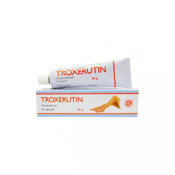 Troxerutin 20 mg/g, żel (30 g) Troxerutin 20 mg/g, żel (30 g) - zdjęcie produktu