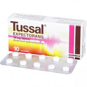 Tussal Expectorans 30 mg, 10 tabletek - zdjęcie produktu