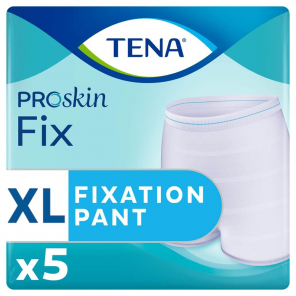 Tena Fix ProSkin, Majtki Elastyczne, rozmiar XL 95-130 cm, 5 sztuk - zdjęcie produktu