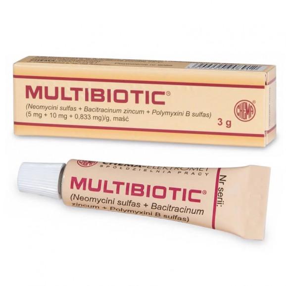 Multibiotic – maść (3 g) Multibiotic – maść (3 g) - zdjęcie produktu