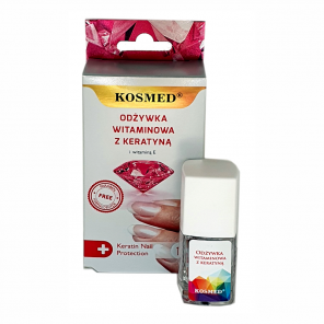 Kosmed Odżywka do paznokci witaminowa z keratyną 10w1 (9 ml) - zdjęcie produktu
