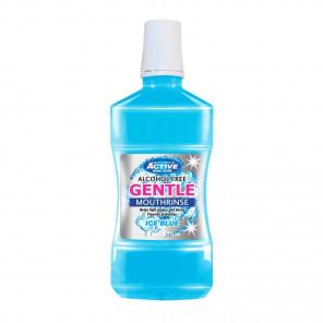 Active Oral Care Gentle Mouthrinse Bezalkoholowy płyn do płukania jamy ustnej z fluorem Ice Blue 500 ml - zdjęcie produktu