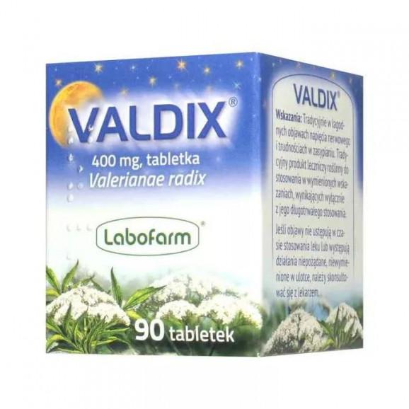 Valdix 400 mg – lek OTC (90 tabletek) Valdix 400 mg – lek OTC (90 tabletek) - zdjęcie produktu