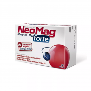 NeoMag Forte Magnez + B6 Aflofarm, tabletki, 30 szt. - zdjęcie produktu