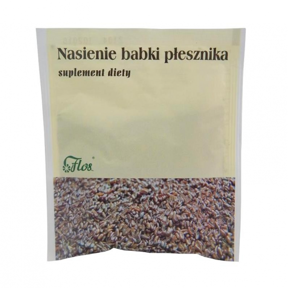 Nasienie Babki Płesznika 100 g FLOS – suplement diety Nasienie Babki Płesznika 100 g FLOS – suplement diety - zdjęcie produktu