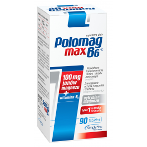 Polomag B6 Max, tabletki powlekane, 90 szt. - zdjęcie produktu