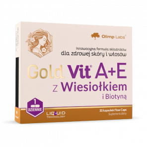 Olimp Gold-Vit A+E – suplement diety z wiesiołkiem i biotyną (30 kapsułek) - zdjęcie produktu