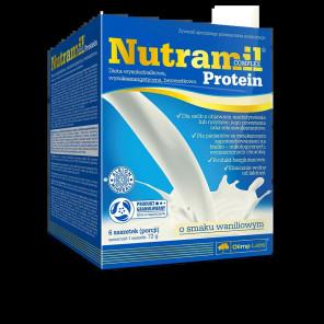 Olimp Nutramil Complex Protein, preparat odżywczy, smak waniliowy, 72 g x 6 saszetek - zdjęcie produktu