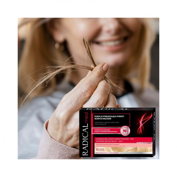 Radical Med Kuracja na porost włosów, ampułka 5 ml, 15 szt. - zdjęcie produktu
