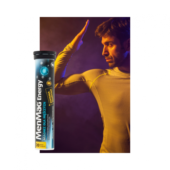 MenMag Energy Aflofarm, tabletki musujące, 20 szt. - zdjęcie produktu