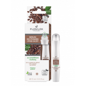 FlosLek Serum pod oczy z kofeiną i świetlikiem 15 ml – kosmetyk - zdjęcie produktu