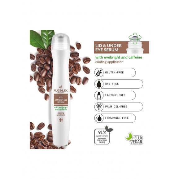 FlosLek Serum pod oczy z kofeiną i świetlikiem 15 ml – kosmetyk - zdjęcie produktu