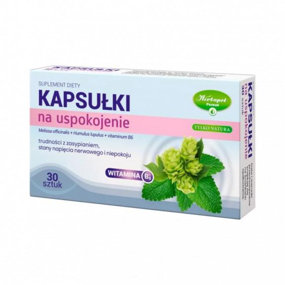 Herbapol Kapsułki na uspokojenie, 30 szt. - zdjęcie produktu