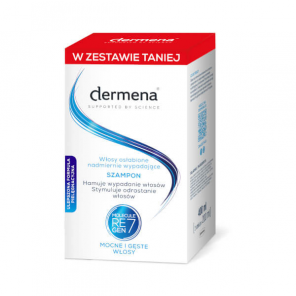 Dermena Szampon przeciw wypadaniu włosów – 2 x 200 ml - zdjęcie produktu