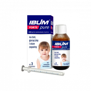 Ibum Forte Pure 200 mg/ 5 ml, zawiesina doustna dla dzieci od 3 miesiąca, 100 g - zdjęcie produktu
