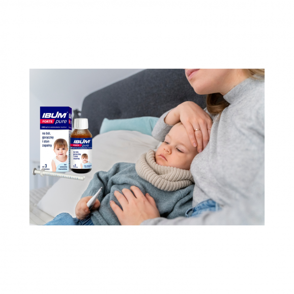 Ibum Forte Pure 200 mg/ 5 ml, zawiesina doustna dla dzieci od 3 miesiąca, 100 g - zdjęcie produktu