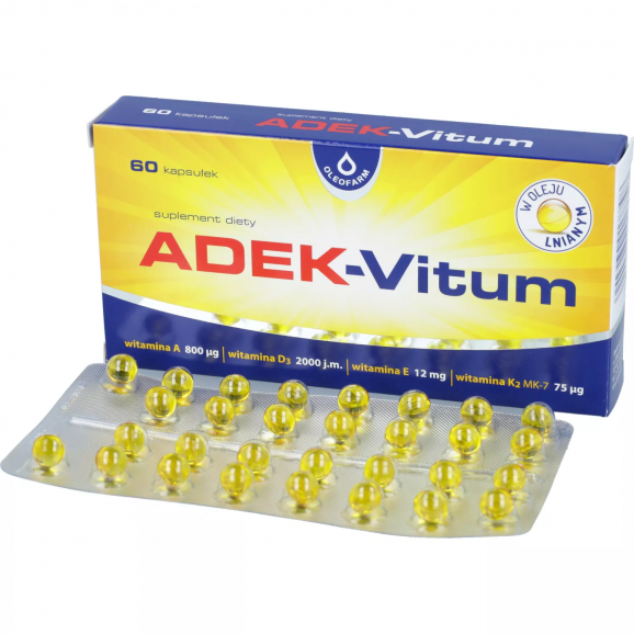 ADEK-Vitum, kapsułki, 60 szt. - zdjęcie produktu