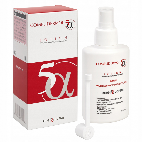 Complidermol 5 alfa, lotion do włosów, 120 ml - zdjęcie produktu
