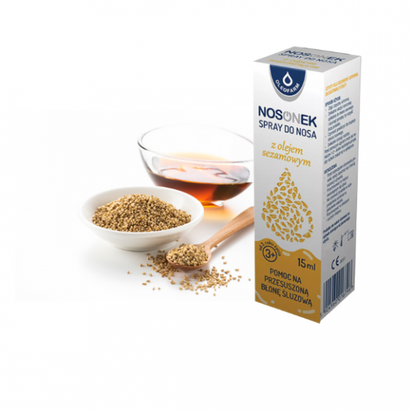Nosonek Spray, do nosa,z olejem sezamowym, od 3 lat, 15 ml - zdjęcie produktu