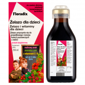 Floradix Żelazo dla dzieci – suplement diety (250 ml) - zdjęcie produktu