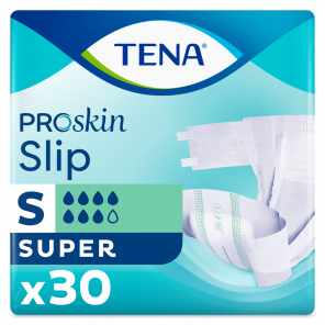 Tena Slip ProSkin Slip Super Pieluchomajtki, rozmiar S (30 sztuk) - zdjęcie produktu