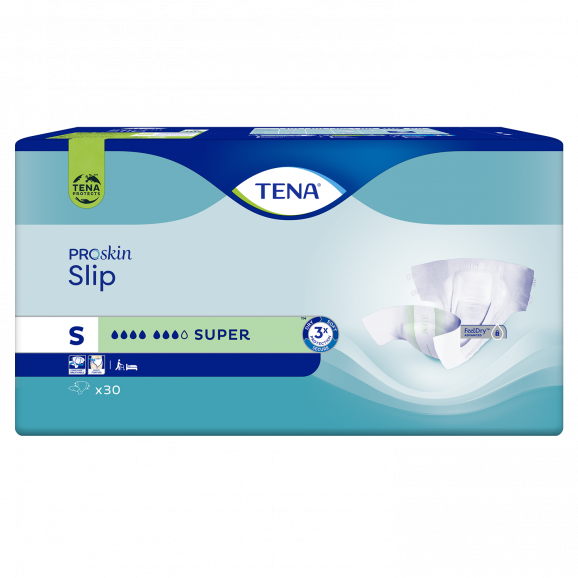Tena Slip ProSkin Slip Super Pieluchomajtki, rozmiar S (30 sztuk) - zdjęcie produktu