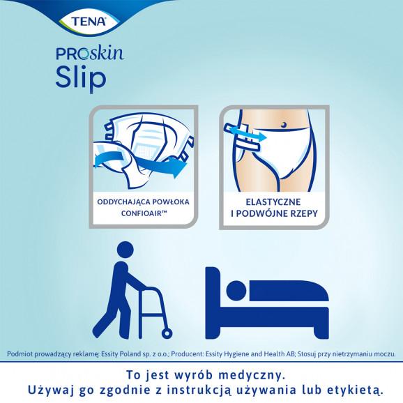Tena Slip ProSkin Slip Super Pieluchomajtki, rozmiar S (30 sztuk) - zdjęcie produktu