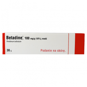 Betadine Maść 100 mg/g – lek bez recepty, 20 g - zdjęcie produktu