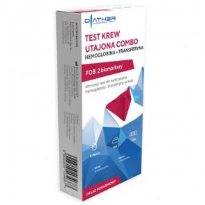 Diather Test Krew Utajona Combo – wyrób medyczny (domowy test, 1 sztuka) - zdjęcie produktu