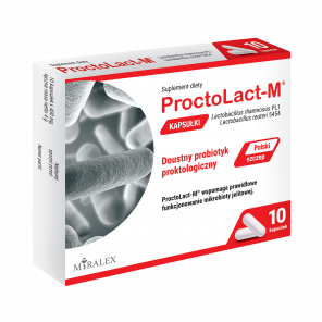 ProctoLact-M – doustny probiotyk proktologiczny (10 kapsułek) - zdjęcie produktu