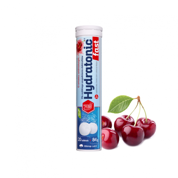 Hydratonic Fast, smak wiśniowy, tabletki musujące, 20 szt. - zdjęcie produktu