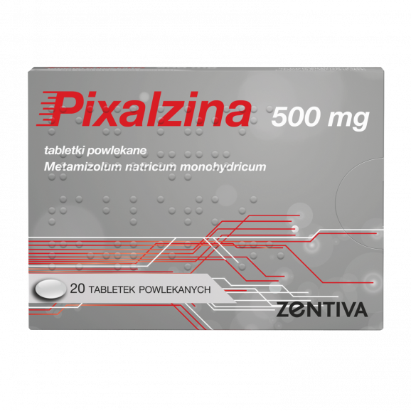 Pixalzina 500 mg, tabletki powlekane, 20 szt. - zdjęcie produktu