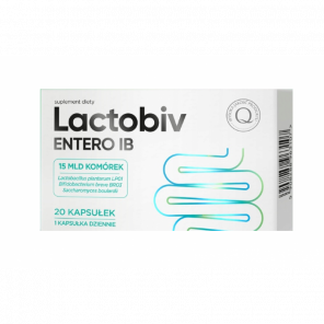 Lactobiv Entero IB – suplement diety (20 kapsułek) - zdjęcie produktu