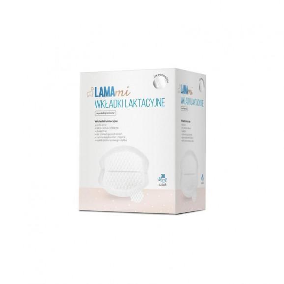 LAMAmi Wkładki laktacyjne – wyrób medyczny (30 szt.) LAMAmi Wkładki laktacyjne – wyrób medyczny (30 szt.) - zdjęcie produktu