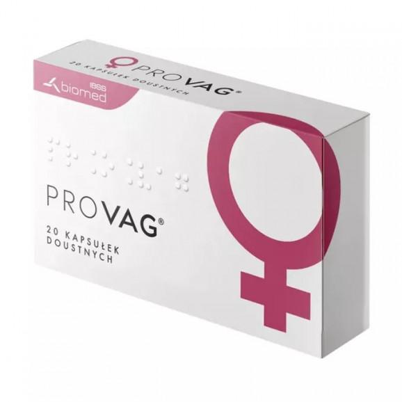 ProVag kapsułki 20 sztuk – suplement diety ProVag kapsułki 20 sztuk – suplement diety - zdjęcie produktu
