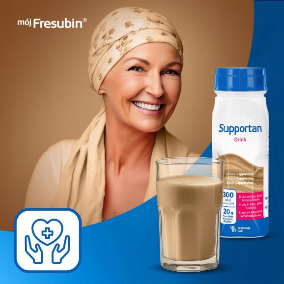 Supportan Drink Cappuccino 4 x 200 ml – żywność specjalnego przeznaczenia medycznego - zdjęcie produktu