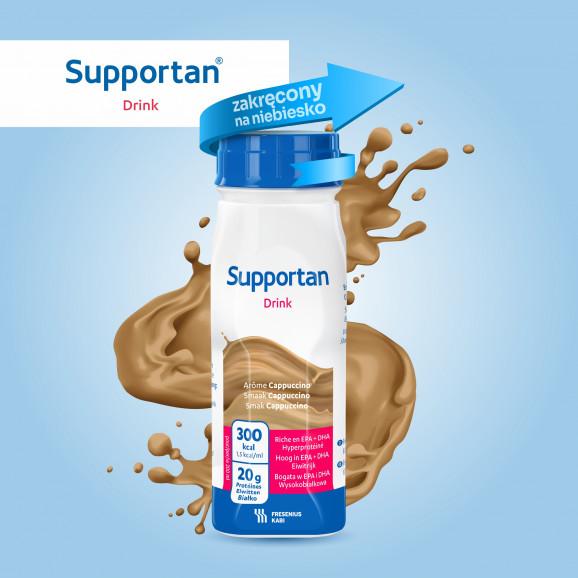 Supportan Drink Cappuccino 4 x 200 ml – żywność specjalnego przeznaczenia medycznego - zdjęcie produktu